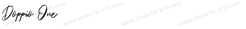 Doppio One字体转换